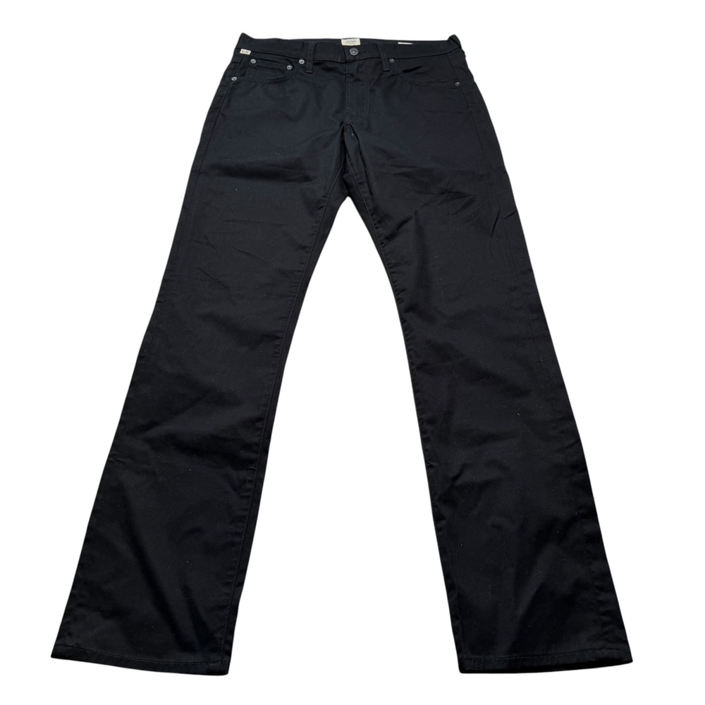CITIZENS OF HUMANITY Gage Pants Black Straight Leg Men's Size 32 Black Out